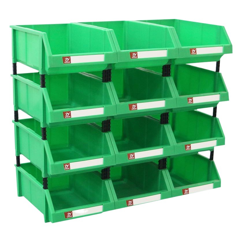Mingfeng Thickened Plastic Combined Parts Box Material Box Assembly Component Box Screw Plastic Box Tool Box Shelf