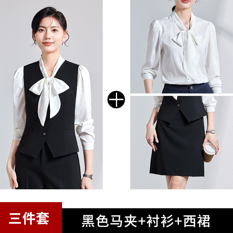 Picture of Women's waistcoat professional suit 2024 new 4S store hotel front desk reception tooling temperament waistcoat overalls women
