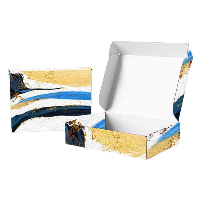 Flying machine box gift packaging box special hard corrugated kraft color flying machine box carton in stock printing packaging box wholesale