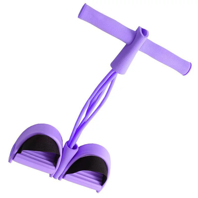 Picture of Pedal puller multi-function sit-up auxiliary home fitness belly arm pedal tube 6 pull rope