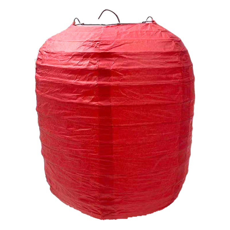 Picture of Japanese Style Wax Gourd Paper Lantern Foldable Antique Hand-painted Luminous Lampshade Bar Restaurant School Decoration Hanging Ornament