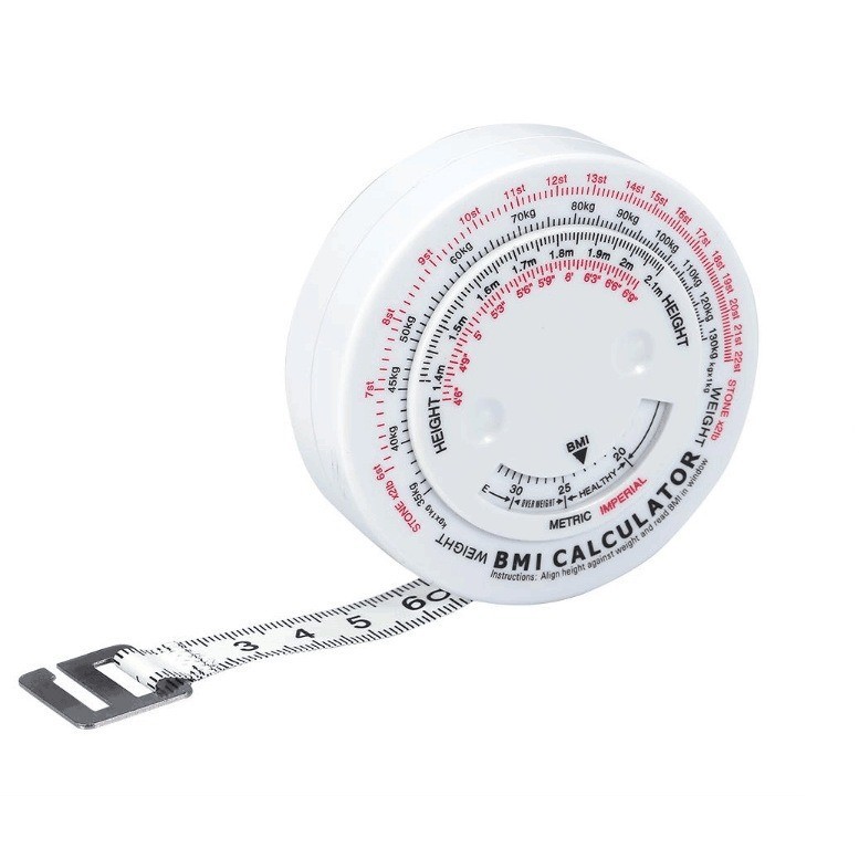 Picture of Wholesale Supply round BMI tape fat measuring tape waist ruler foreign trade 57g