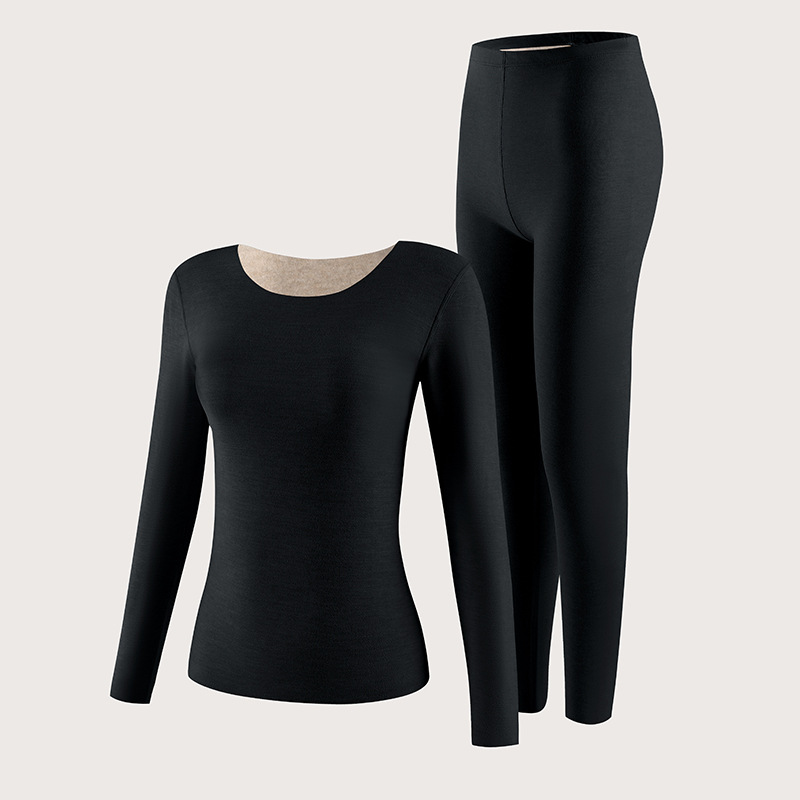 Picture of TikTok New Cashmere Silk Thermal Underwear suit Women's Autumn Clothes and Pants High Quality Niche Thickened All-match