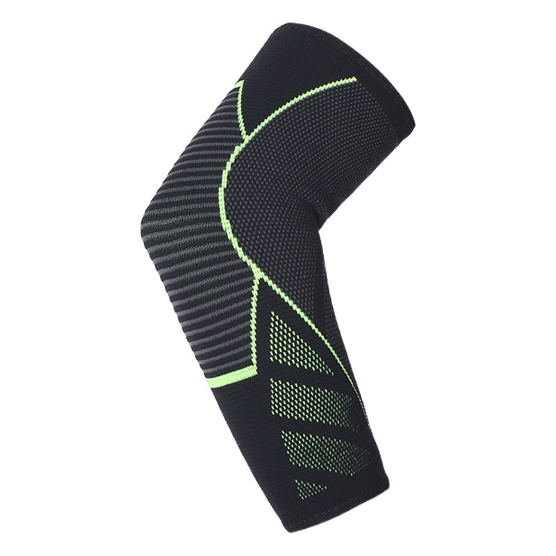 Knitted elastic sports elbow pad breathable arm elbow pad badminton training warm joint elbow sleeve basketball arm pad