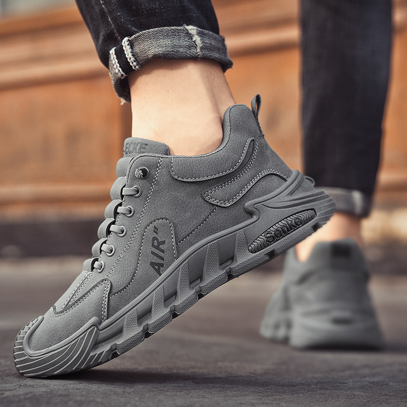 Men's Shoes New Simple Low-top Leg Outdoor Hiking Casual Shoes Spring and Autumn Youth Wear-resistant Sports Shoes for Men