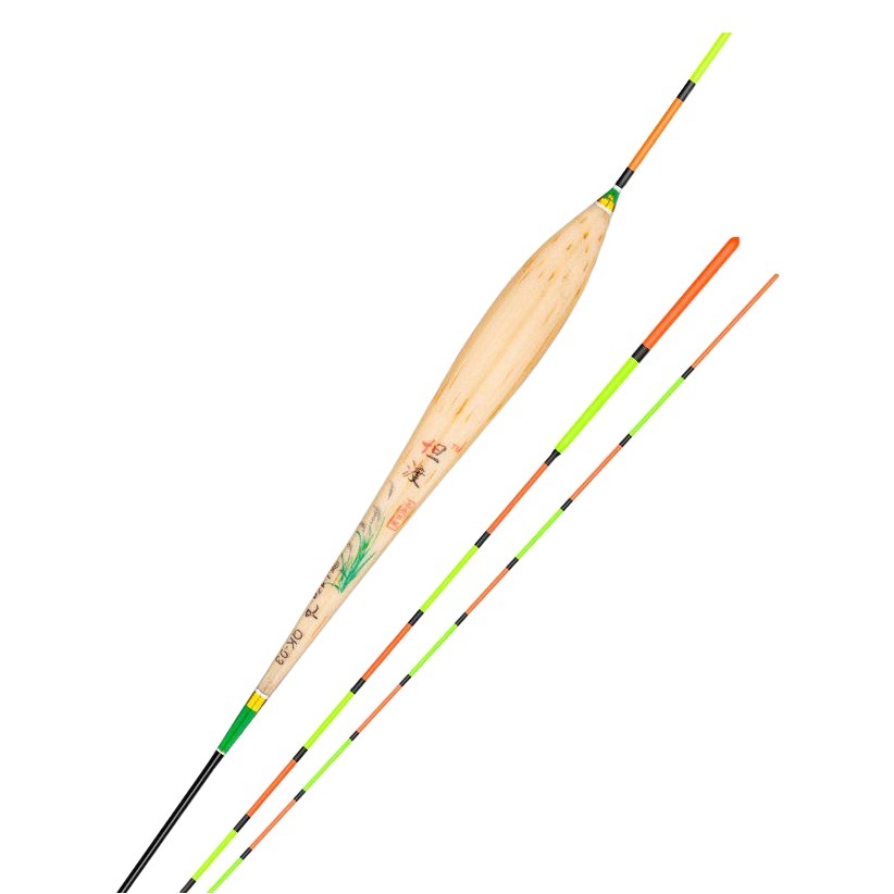 Shelled Reed Float Not Exploding Top Binding Line Reed Float Two-mesh Bold Eye-catching Fish Float Reinforced Buoy