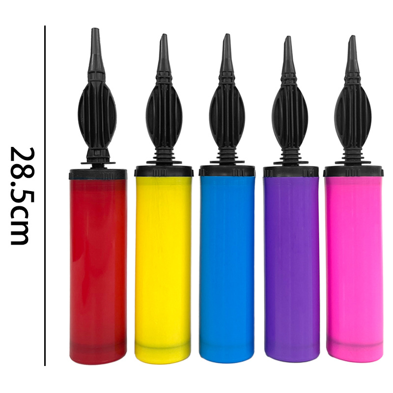 Picture of Balloon Hand Push Inflator Macaron Color Balloon Inflation Tool Portable Hand Push Inflator Pump
