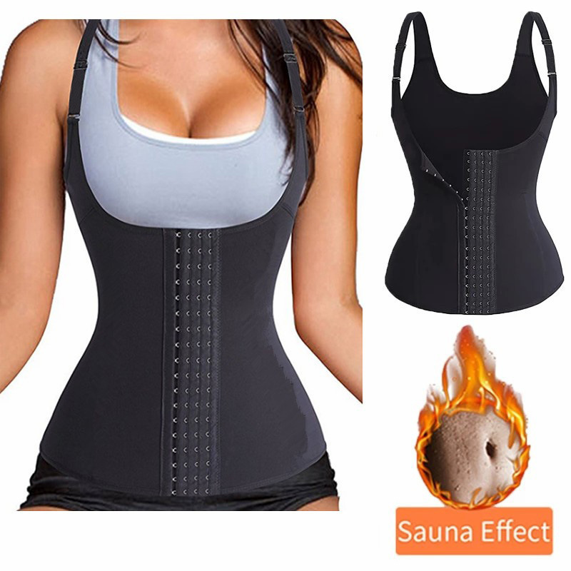 European and American breasted buckle sweat suit chest chest chest chest chest buckle underwear yoga burst sweat vest strap adjustment underwear