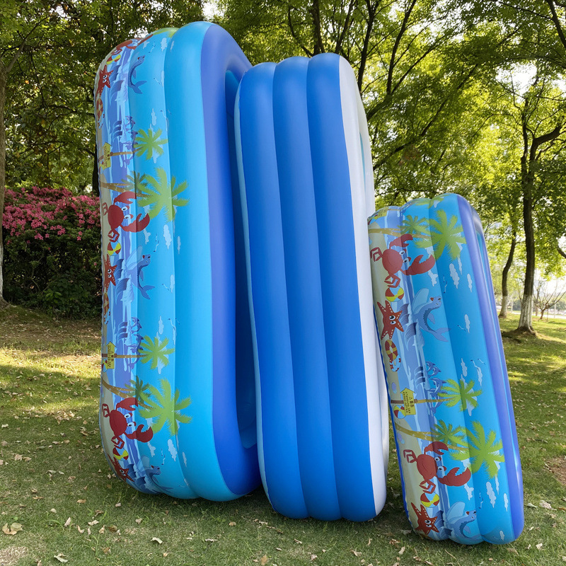 Picture of Inflatable Swimming Pool for Children Thickened Household Extra Large Baby Baby Adult Bath Pool Foldable