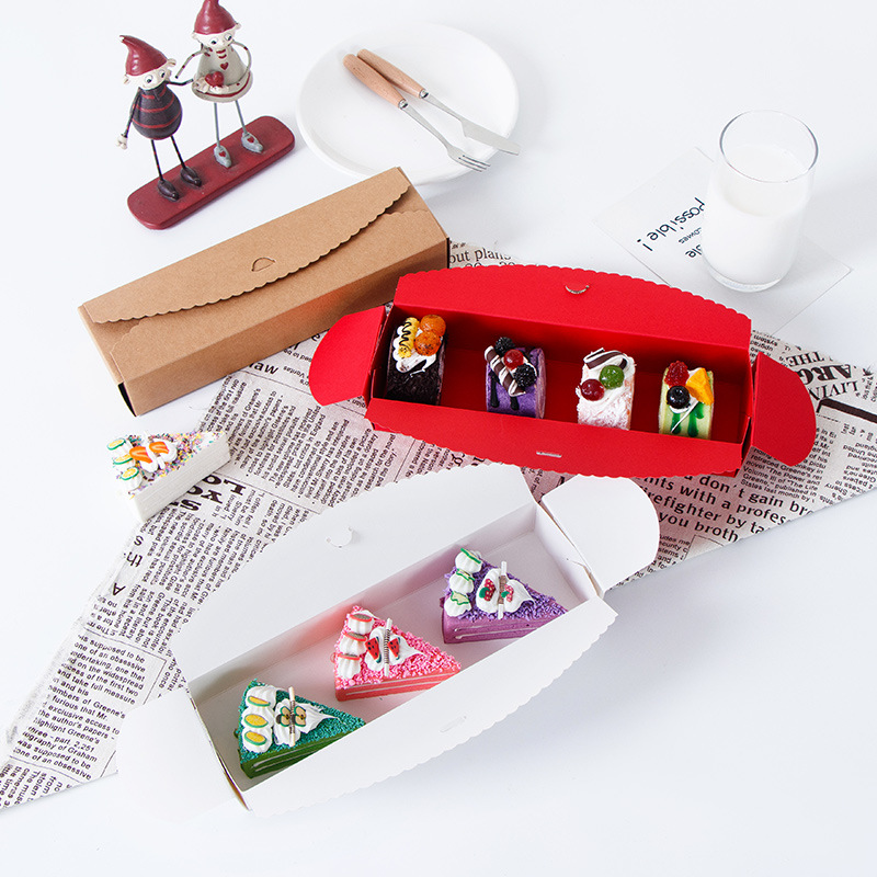 Picture of Wholesale supply cowhide strip baking carton moon cake cranberry biscuit chocolate box available in stock