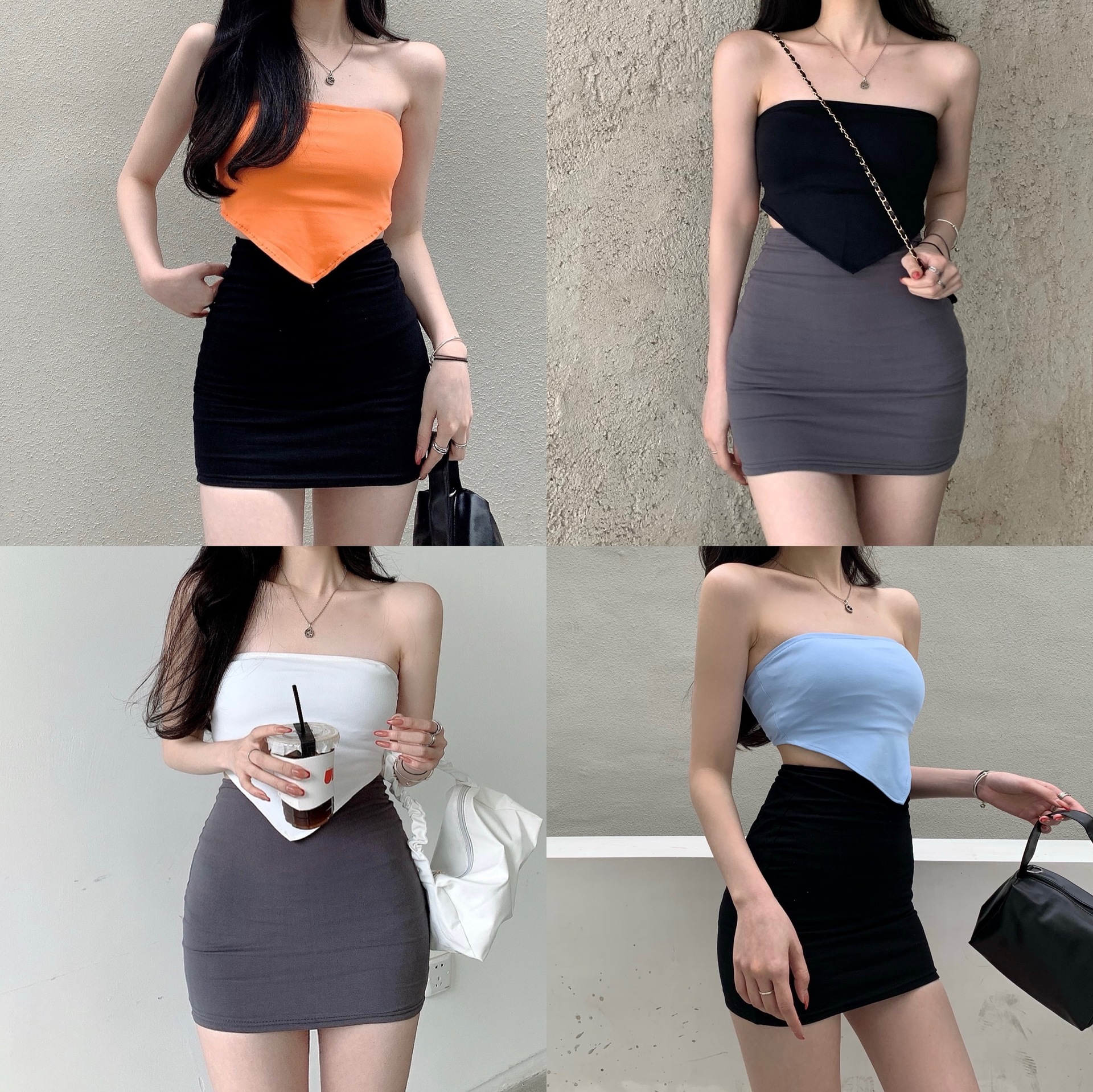 Pure Desire Style Hot Girl's Hip Skirt Women's 2023 Summer New Style Skirt Sexy High Waist Slim Slim Skirt