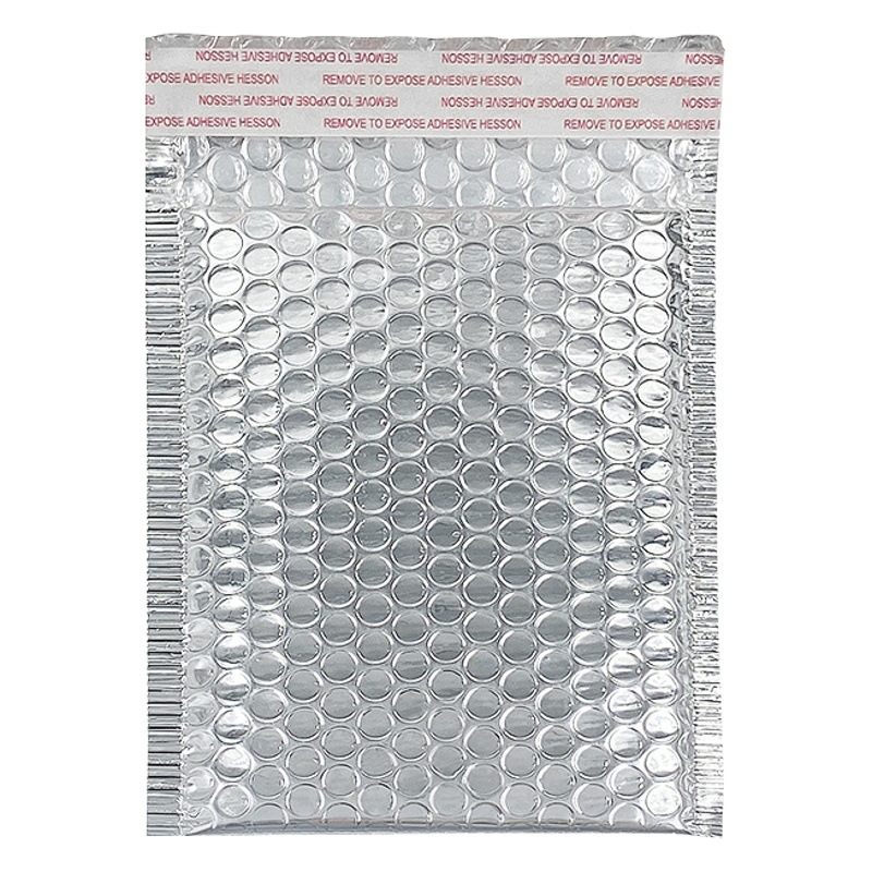 Silver aluminized film Bubble Bag thickened compression-resistant high-grade clothing accessories packing bag e-commerce logistics transportation foam bag