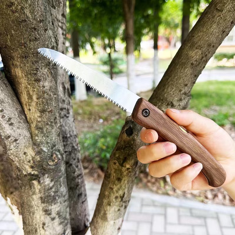 Amazon Temu Best-Selling Mini Pocket Saw Three-Sided Grinding Tooth Sharp Saw Hand Saw