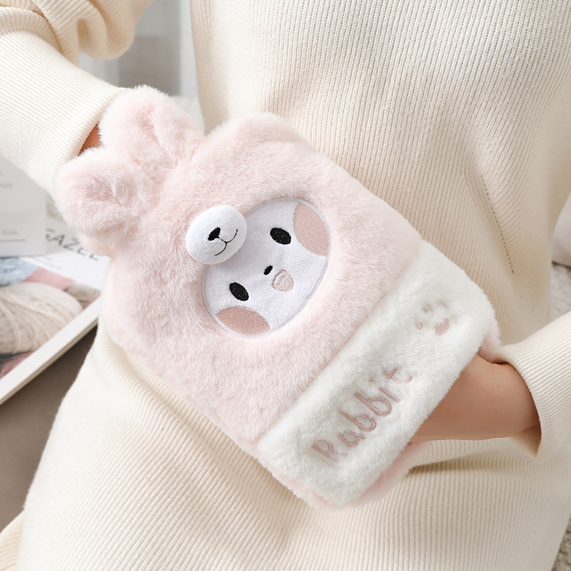 Picture of New Cute Plush Hand-Held Water-Filled Hot Water Bottle Thickeneded Explosion-Proof Pvc Hot Water Bottle Removable and Washable Spot Wholesale