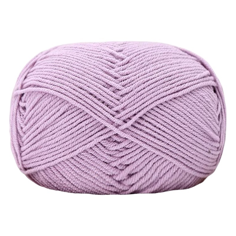4-strand combed cotton wool crochet wool four-strand milk cotton cotton doll diy wool ball wholesale