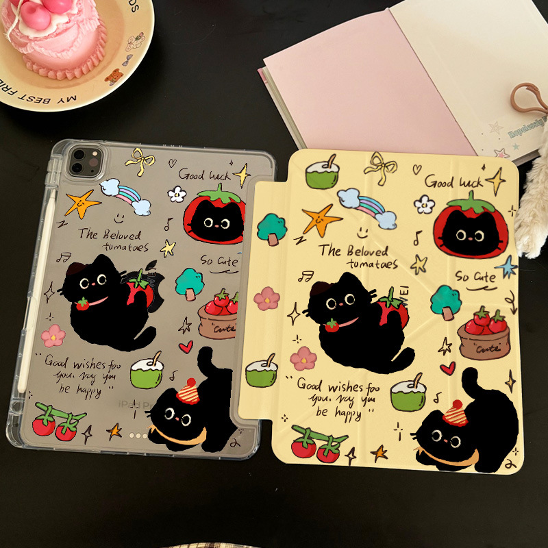 Picture of For iPad11 protective cover air7 shell transparent anti-bending pro Apple 11 inch new mini7 cartoon painting