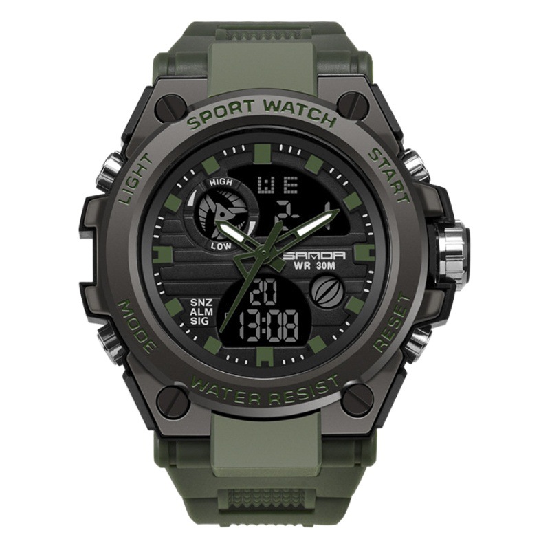 Sanda Sanda 739 Multifunctional Waterproof Digital Sports Watch Timing Calendar Alarm Luminous Student Teenager