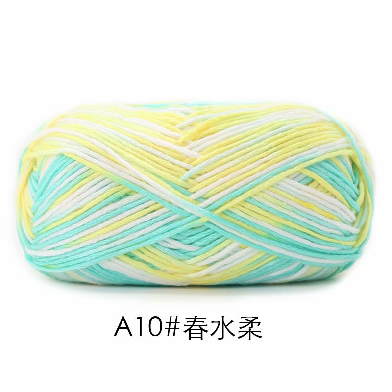 Picture of Su-velvet cotton hand-woven color wool knitting thread scarf coarse wool fancy doll coat needle sweater thread