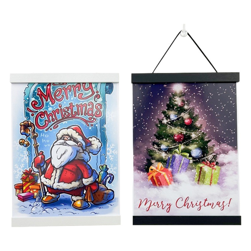 Ready-Made Vintage Hanging Scrolls Suitable for Posters, Photos, Scroll Frames, Canvas Oil Paintings, Wooden Magnetic Hanging Scroll Frames, and Picture Frames
