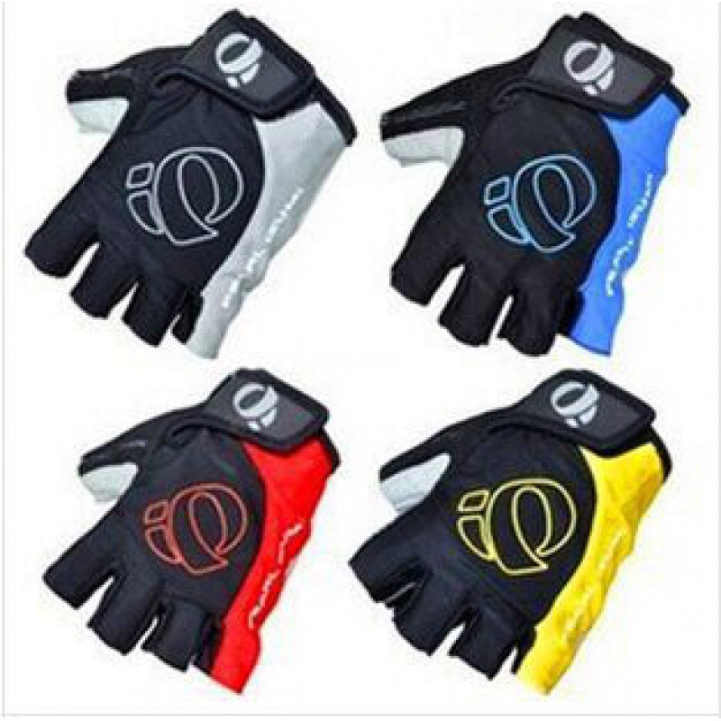 One-word rice gloves riding gloves bicycle open finger one-word rice gloves half-finger bicycle gloves mountain bike short finger