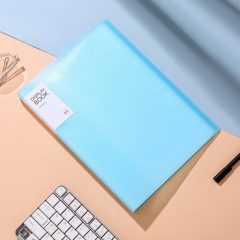 Picture of A4 information book multi-layer transparent insert folder student examination paper storage folder B ultrasound pregnancy test storage book music folder