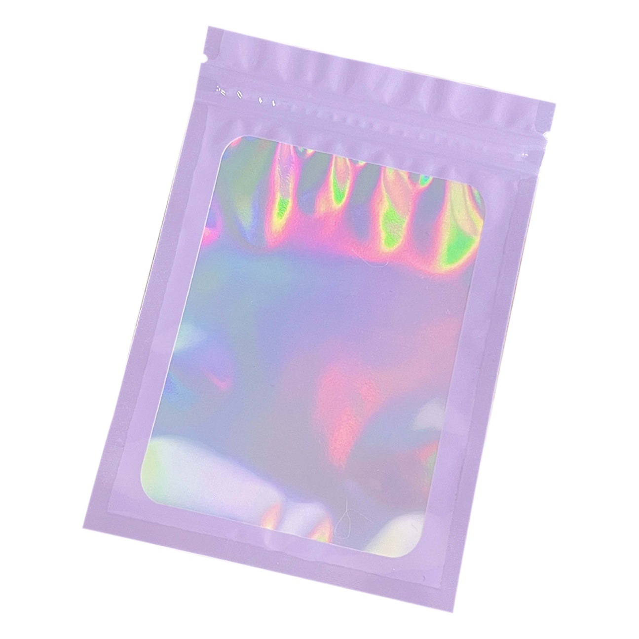 Laser color self-sealing bag jewelry cosmetic packaging Bag Magic color plastic sealed bag nail art packaging bag wholesale