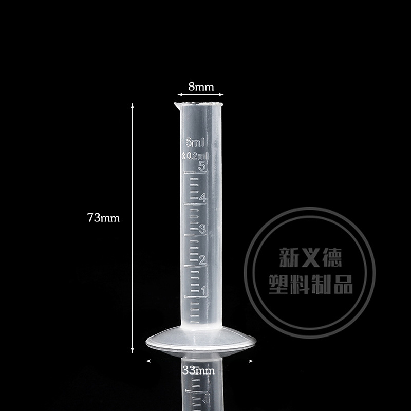Picture of SOURCE manufacturer plastic measuring cylinder thickened PP scale measuring cylinder measuring cup white line measuring cylinder acid and alkali resistant scale clear