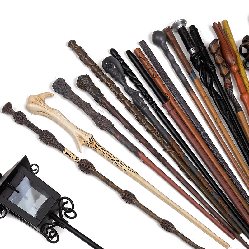 Picture of Harry Magic Wand Hermione Magic Wand Dumbledore cos Props Halloween Metal Core in stock Bare Wand