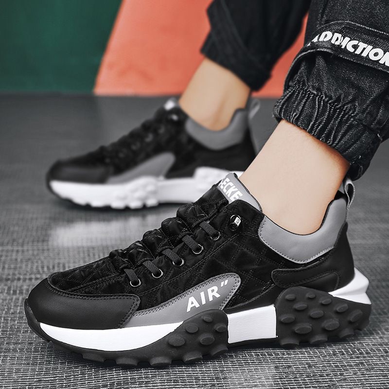 Men's Thick-soled Torre Shoes Spring and Autumn Korean Style Internet Celebrity Same Style Thick-soled Comfortable Lightweight Breathable Casual Shoes Breathable sneaker