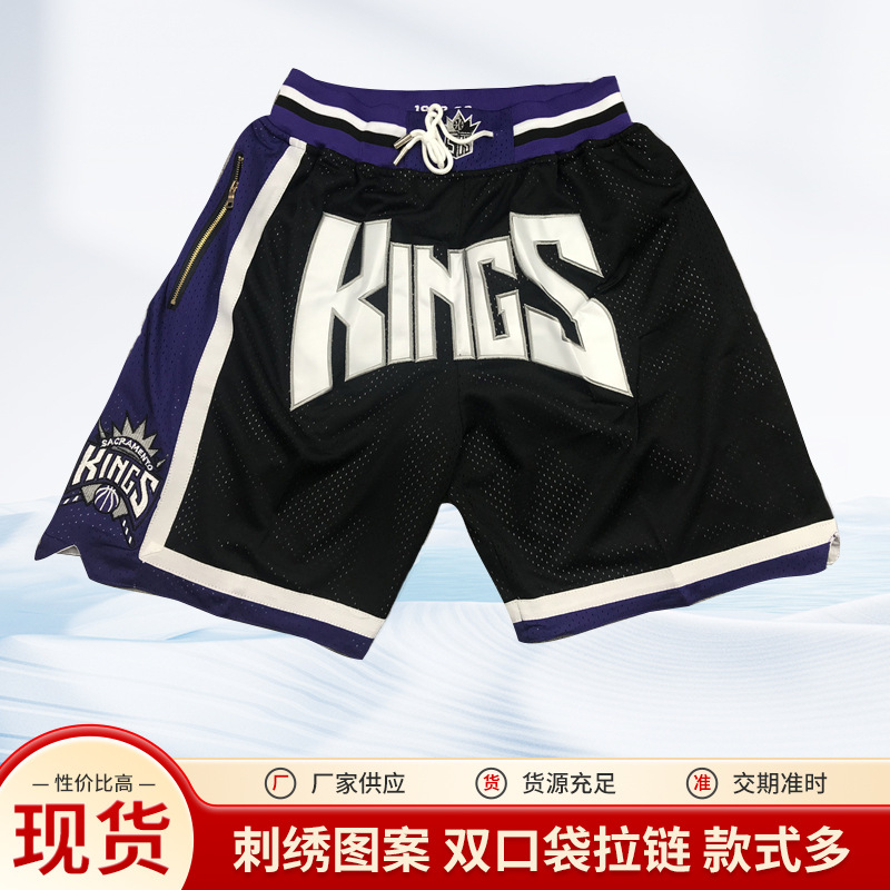 American Cross-border Pants King KINGS Vintage Shorts Trendy Casual Team Clothes swish Pocket Pants