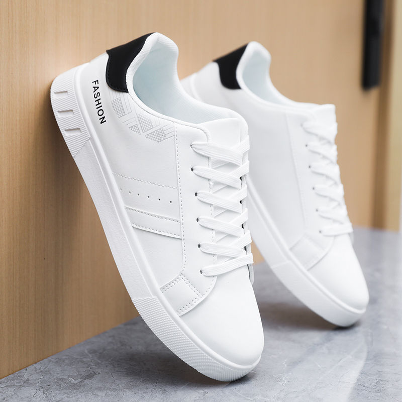 Autumn New Shoes Men's Korean Style Fashionable White Shoes All-match Casual Sports Trendy Shoes Men's Sneakers for Students