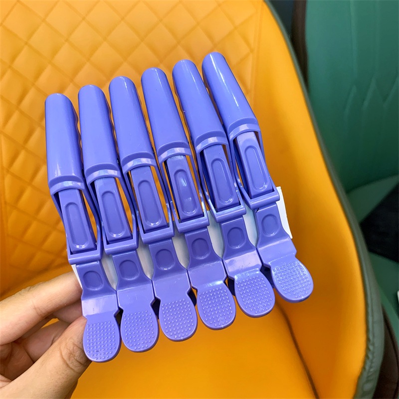 Picture of Multi-functional hair styling clip positioning partition alligator clip long mouth clip crane mouth clip curly hair stylist's choice