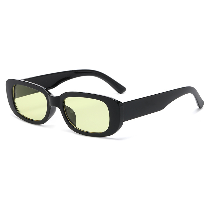 Picture of New Fashion Candy Color Cat's Eye Sunglasses European and American Fashion Street Shooting Joker Small Frame Plastic Tooth Sunglasses s23081