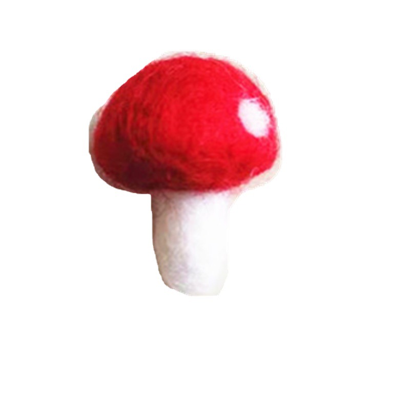 Picture of Wholesale Mushroom Decoration Christmas Mushroom Hanging Felt Mushroom Christmas Decoration Christmas Hanging Poke Mushroom
