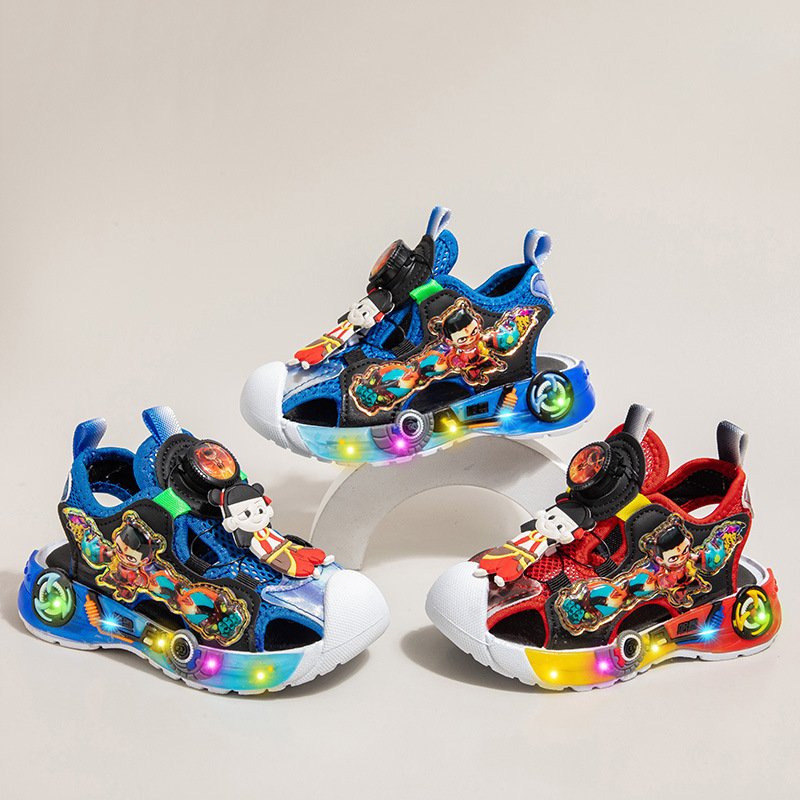 Which children's sandals boys baotou 2025 summer new children's boys baby breathable soft-soled beach shoes explosions