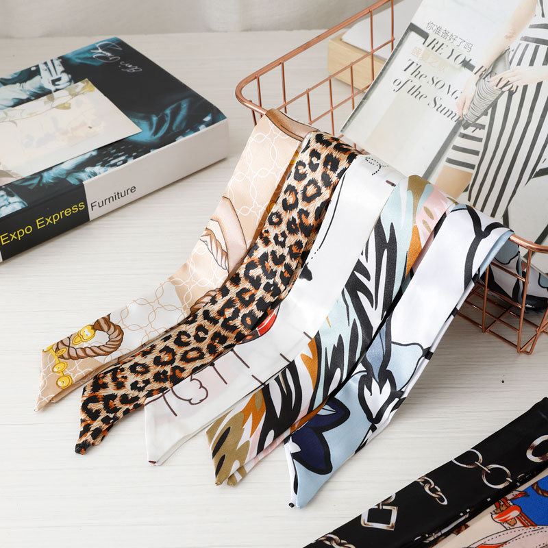 Picture of Gift Box Silk Scarf Straps, Narrow and Long Bags, Silk Scarf, Headband, Streamer Scarf with Decorative Small Silk Scarf Wholesale