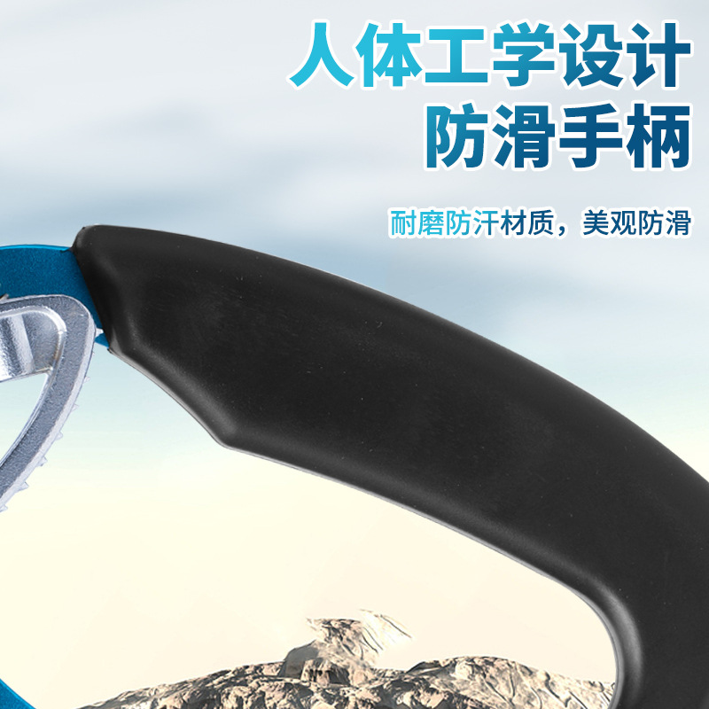 Picture of Canle outdoor mountain climbing rock climbing tool right hand ascender climbing rope climber rope ascender anti-slip artifact