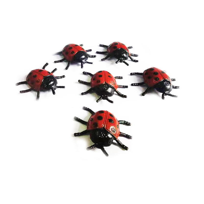Picture of Simulation Animal Model Cat Dog Ladybug Solid Environmentally Friendly Plastic Stall Toys Children's Day Toys