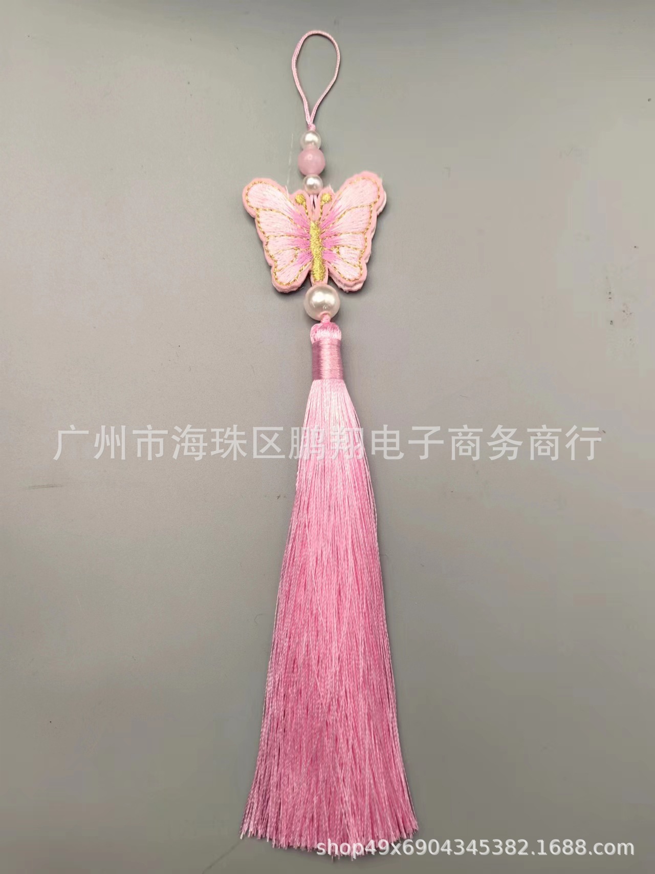 Picture of in stock wholesale embroidery butterfly tassel small tassel pendant hanfu children's clothing accessories clothing accessories