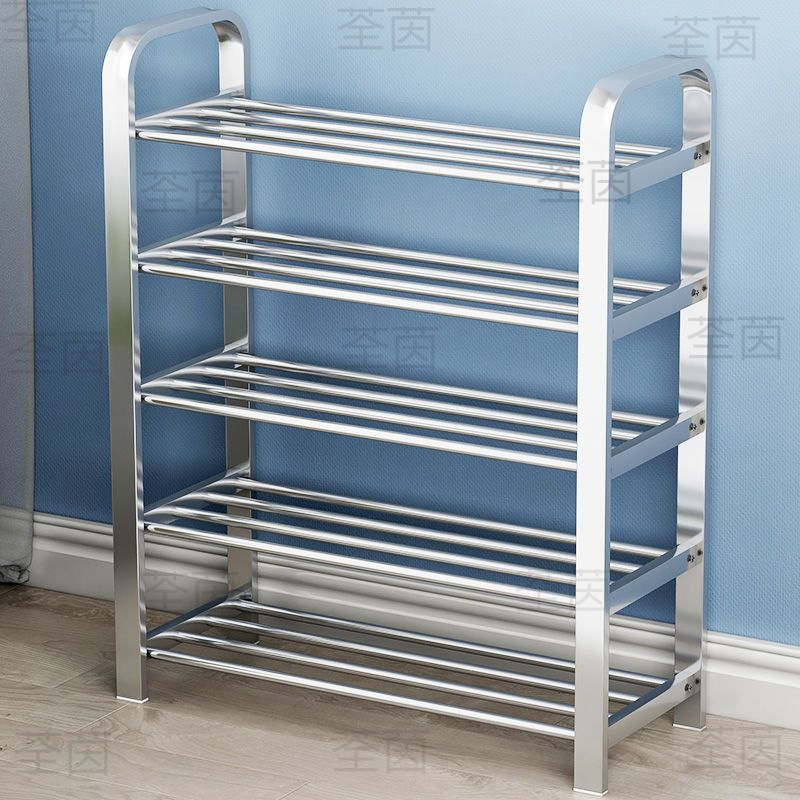 Picture of Stainless steel shoe rack thickened and thickened dustproof dormitory home economical Internet celebrity dormitory storage multi-layer manufacturer