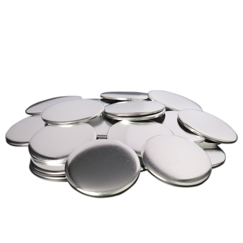 Picture of Tinplate Badge Back Cover Blank Consumables High Quality Round Bar Metal Badge Material Factory Direct Sales Wholesale