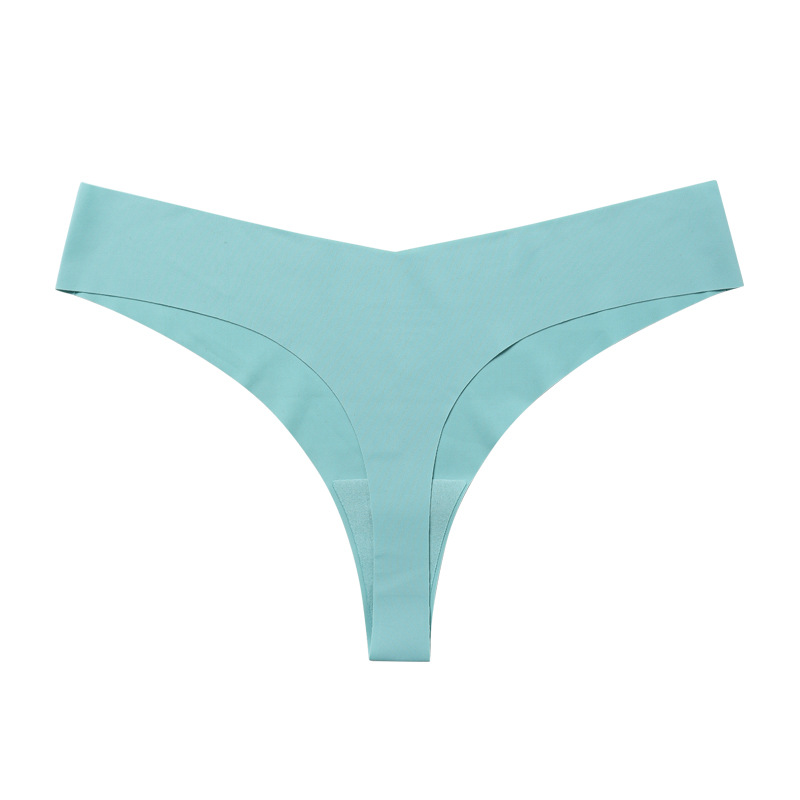 Picture of European and American Cross-border Pregnant Women's plus size Traceless Women's Underwear Class A Ice Silk Breathable Sports Low Waist Naked Briefs for Women