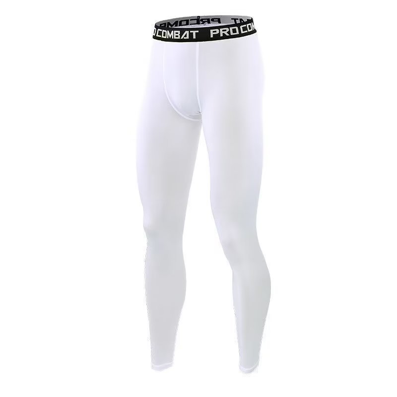 Basketball Tight Pants Sports Training Pants Men's Cropped Pants Fashion Running Fitness Leggings Equipment Compression High Elastic