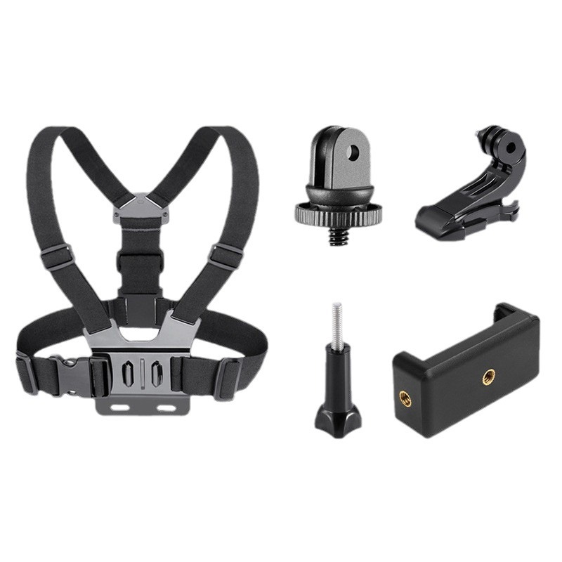 Picture of Sports camera chest strap mobile phone chest first person vision shooting headband bracket electric motorcycle riding chest strap