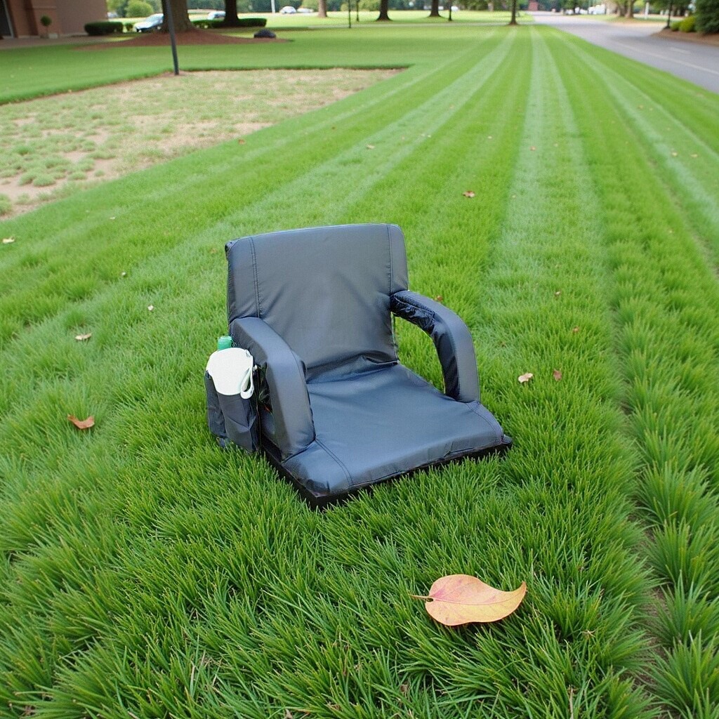 Picture of Cross-border amazon outdoor portable cushion single sofa japanese seat foldable stadium leisure back chair