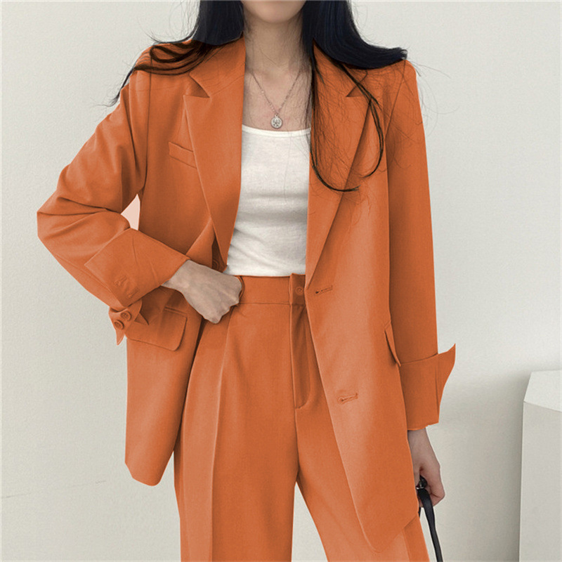 Picture of Suit Jacket High Sense Women's Spring and Autumn Design Sense Thin Niche Professional suit Temperament Slim-fit Small Suit Two-piece Set