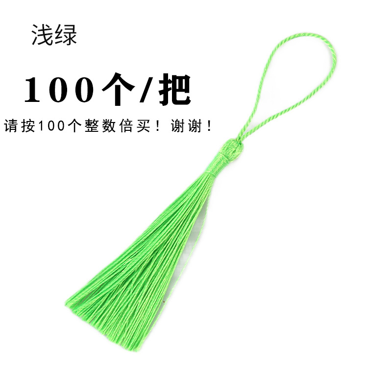 Picture of 90 silk new vertical tassel red envelope candy box bookmark tassel factory direct small tassel hanging spike