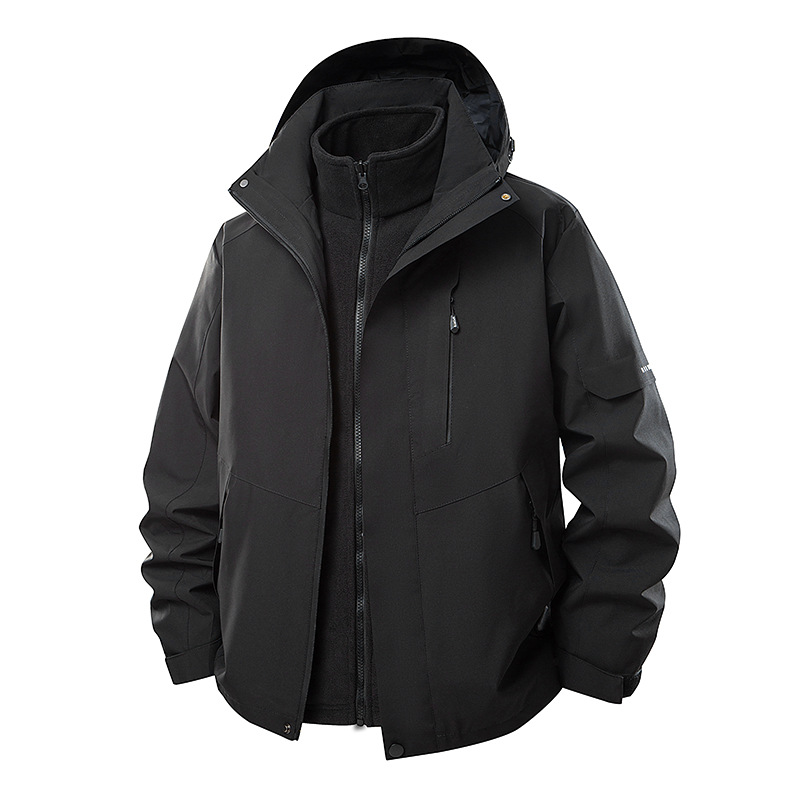 Picture of New outdoor assault jacket three-in-one water-repellent detachable outdoor mountaineering travel jacket for men and women cross-border