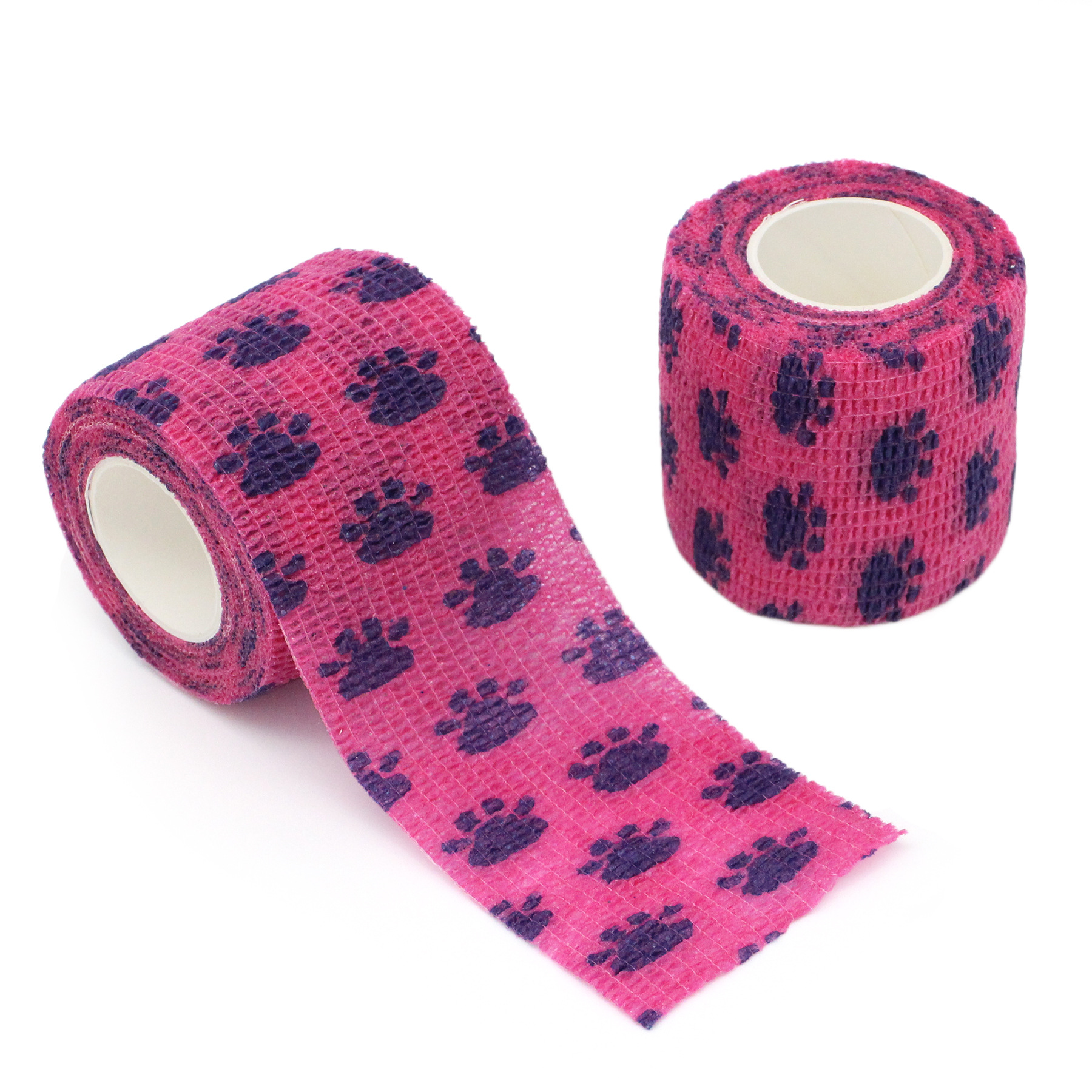 Picture of Factory wholesale non-woven self-adhesive elastic elastic bandage sports protection ankle pet print finger bandage