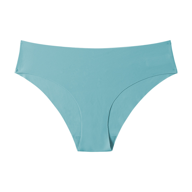 Picture of Cross-Border Seamless Ice Silk One-Piece Girls' Underwear European and American Large Size Pure Cotton Crotch Breathable Women's Briefs Wholesale